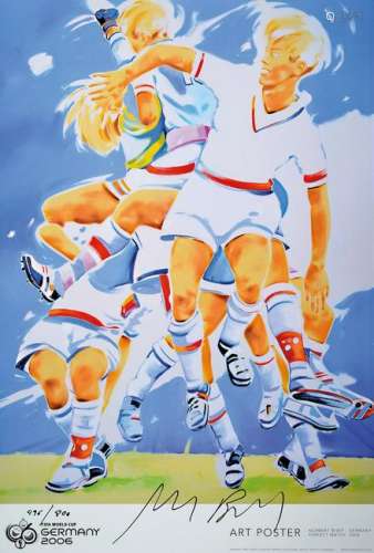 Norbert Bisky, born 1970, 'The Perfect Match ', signed