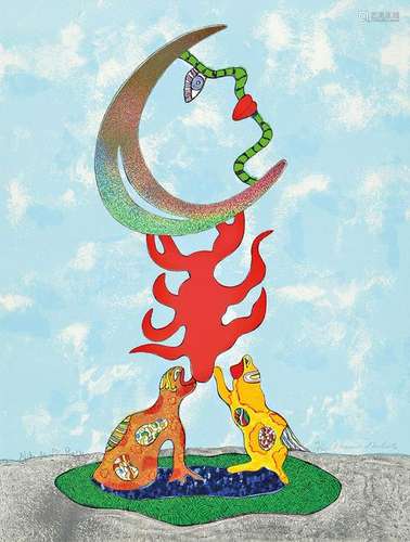 Niki de Saint Phalle, 1930-2002, untitled, color