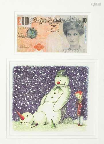 Banksy, contemporary britischer artist, Rude snowman