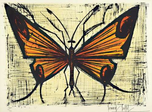 Bernard Buffet, 1928 Paris-1999 Tourtour, Le papillon