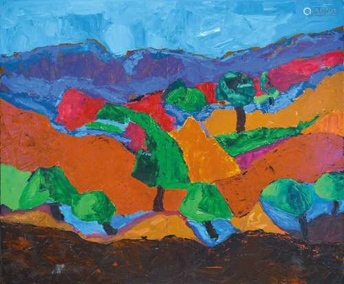 Gernot Kissel Attribution, 1939-2008, abstractlandscape