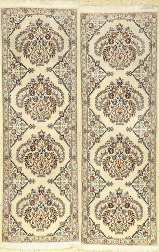 1 Pair Of Fine Nain Rugs