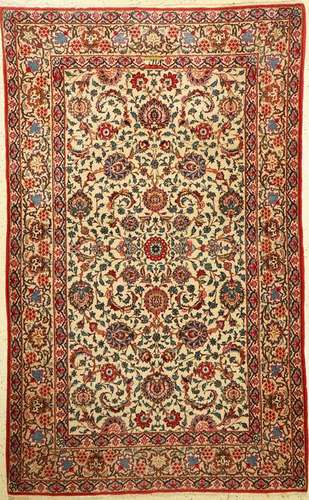 Kashan Rug Signed