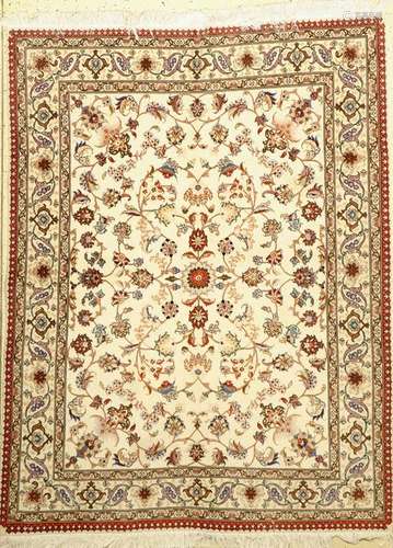 Fine Tabriz Rug 'Part-Silk'