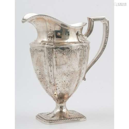 Reed & Barton Neoclassical Sterling Water Pitcher
