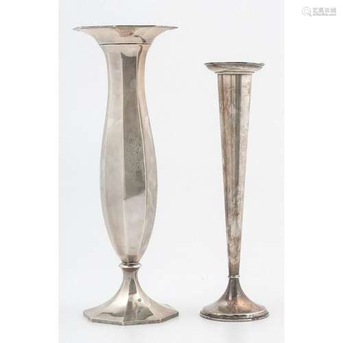 Sterling Flower Vases