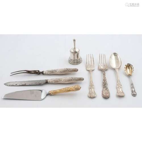 Tiffany & Co. Sterling Serving Flatware and Bell