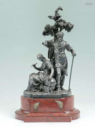 CHRISTOFLE SILVERED BRONZE