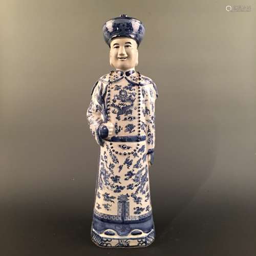 Chinese Blue-White Figure