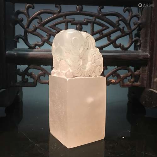 Chinese Han Style Jade Pendant Openwork