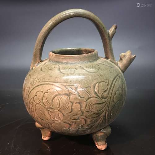 Chinese Cizhou Kiln Five Claw Dragon Vase