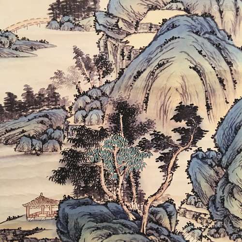 Chinese Hanging Scroll of 'Landscape' Painting