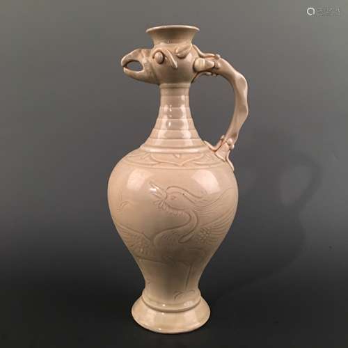 Chinese Celdon Glazed Pitcher