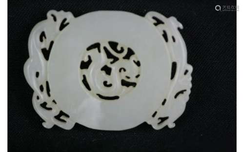 Chinese Ancient White Jade Bi Disks