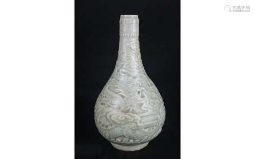 Chinese Celadon Glazed Porcelain Vase