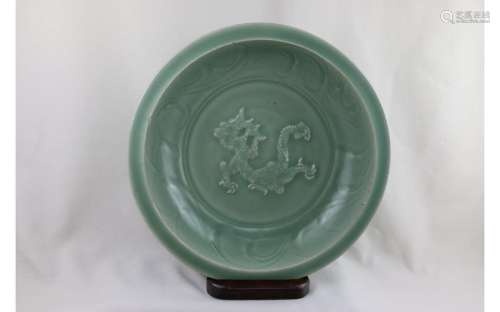 Yuan Dynasty Longquan Celadon Charger