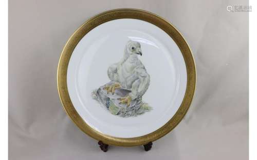 Boehm Sighed Porcelain Decorator Plate,1973