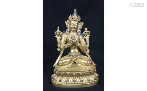 Chinese Gold Gilt Budda