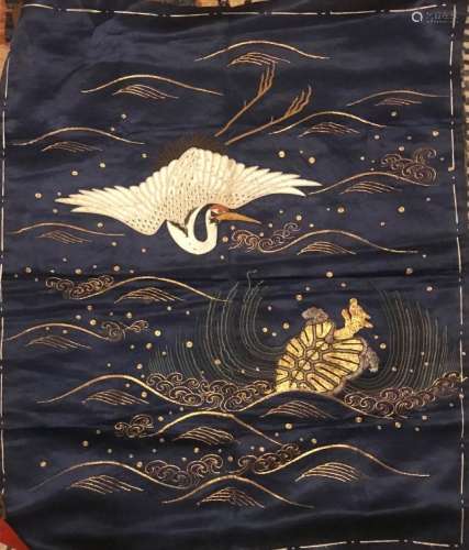 Embroidered Fukusa, Edo Period