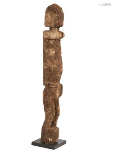 Dogon Wood Figure on Base, Ex Jean-Pierre Hallet