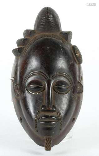 Baule Kpan Mask, Mid 20th Century