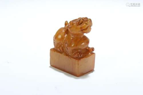 An Estate Chinese Myth-beast  Curving Seal