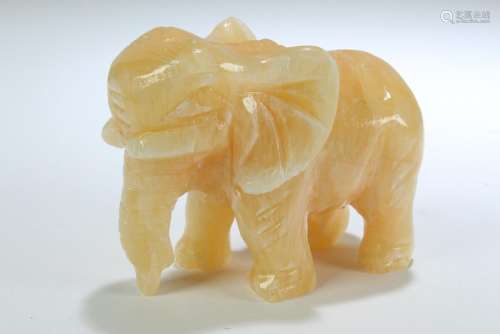 An Estate Chinese Fortune Jade Figure