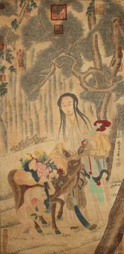 A Chinese Deer-fortune Story-telling Fortune Display