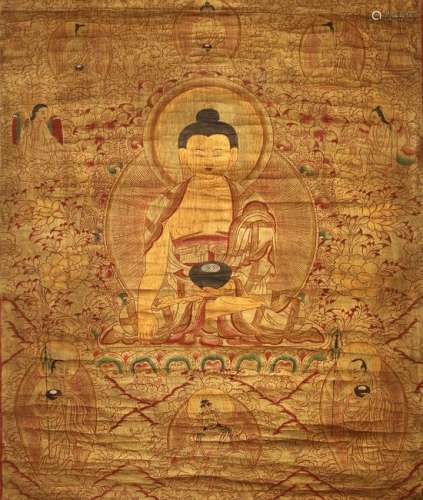 An Estate Tibetan Religious Thangka