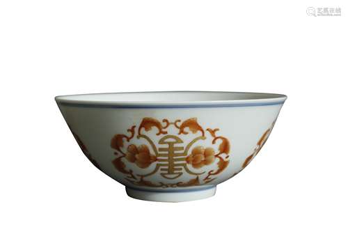 A Chinese Dou-Cai Porcelain Bowl