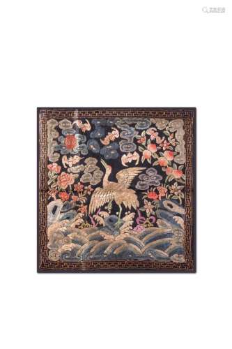 A Piece of Chinese Square Embroidery for Dress