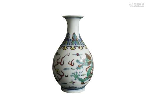 A Chinese Dou-Cai Porcelain Vase