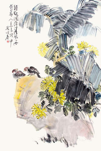 張炳荃  黃花鳥語