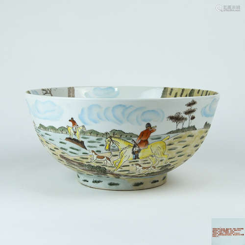 A Chinese Famille-Rose Porcelain Bowl