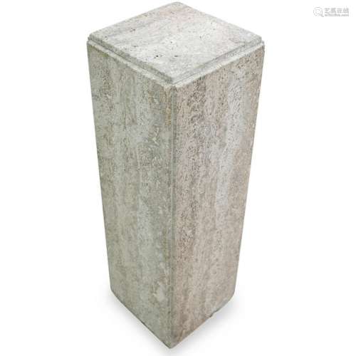 Variegated Stone Pedestal