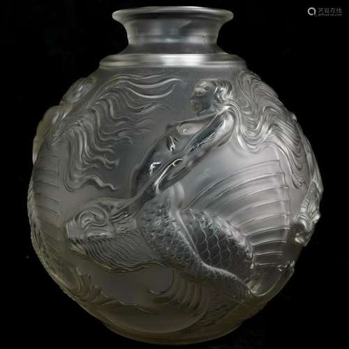 French Art Glass Vase