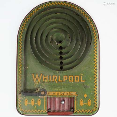 1930's Whirlpool Tin Game