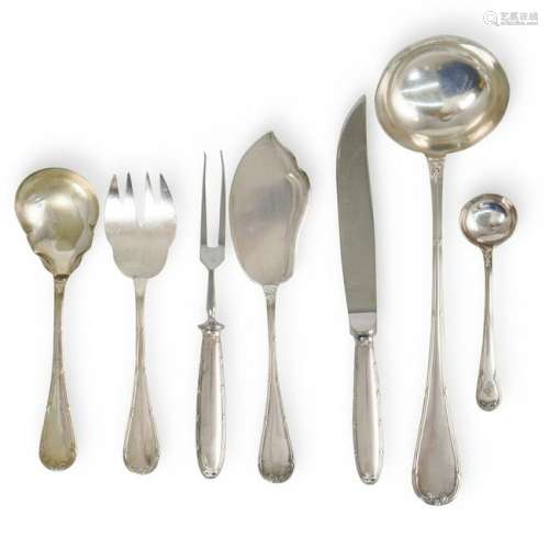 (7 Pc) Silver Plated Utensils by Wolff