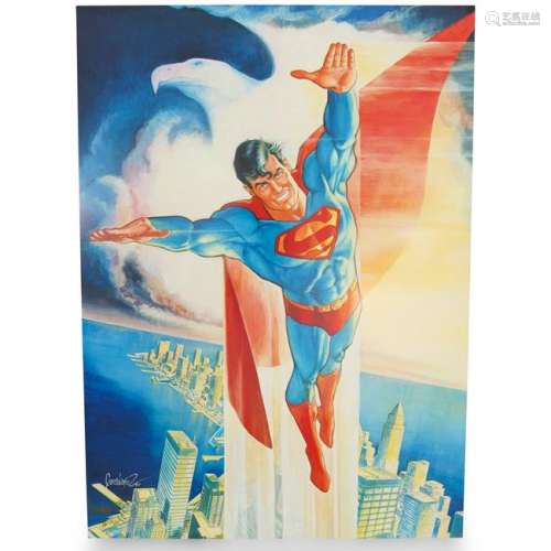 George Perez (American, b. 1954) Superman Lithograph