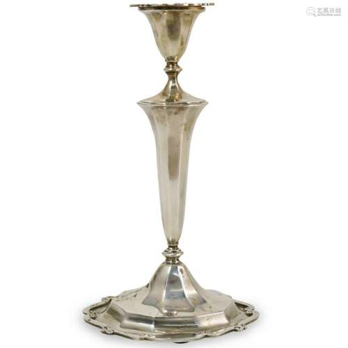 Continental Sterling Silver Candlestick