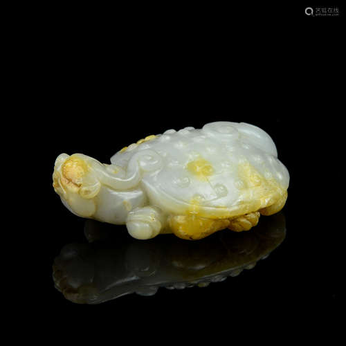 A Chinese Carved Jade Turtle