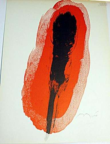 Lithograph  Joan Miro