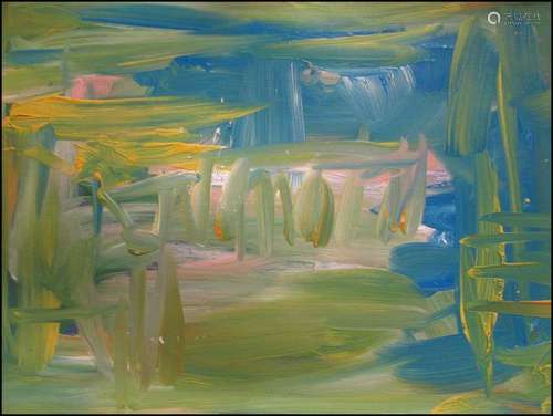 The Jungle - Per Kirkeby - Oil On Paper In the Style of