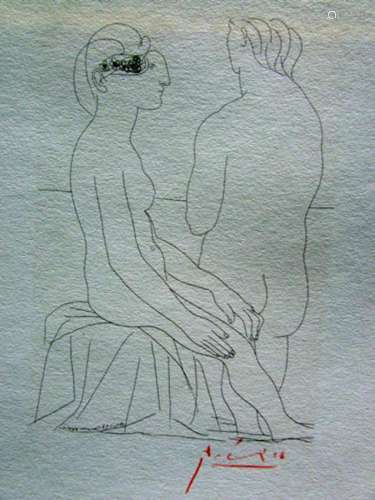 Pablo Picasso - Mujer Sentada
