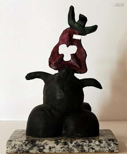 Patina Bronze Sculpture - Joan Miro