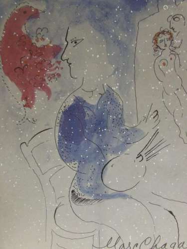 Signed Lithograph - Marc Chagall H77