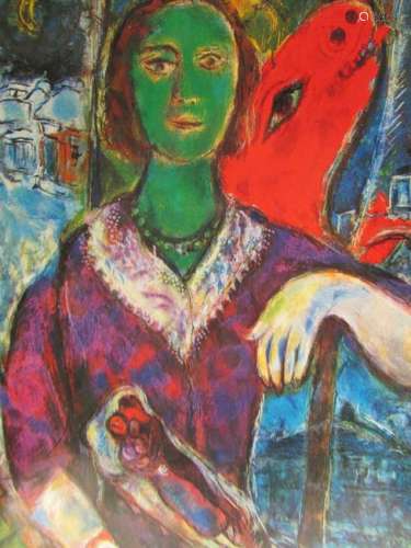 Signed Lithograph - Marc Chagall H186