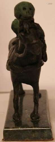 Horse with Skull - Patina Bronze - Salvador Dali