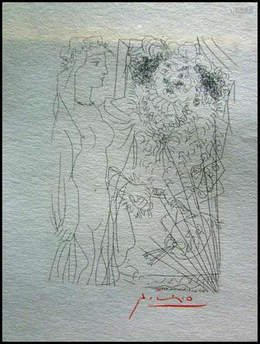 Pablo Picasso - Rembrandt Y Mujer Con Velo