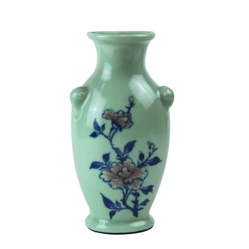 A Chinese Celadon Porcelain Wall Vase